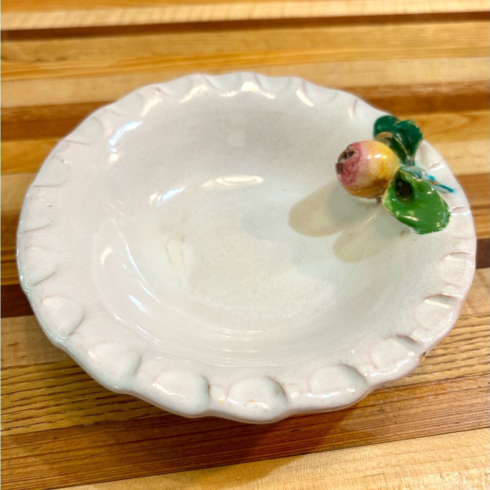 Vintage Italian Hand-painted Pottery Dish